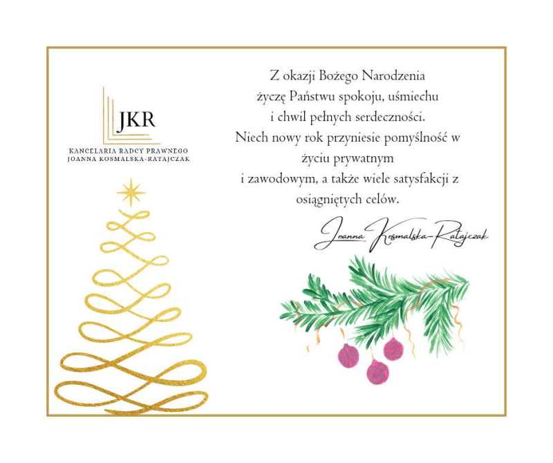 Wesołych Świąt Bożego Narodzenia!